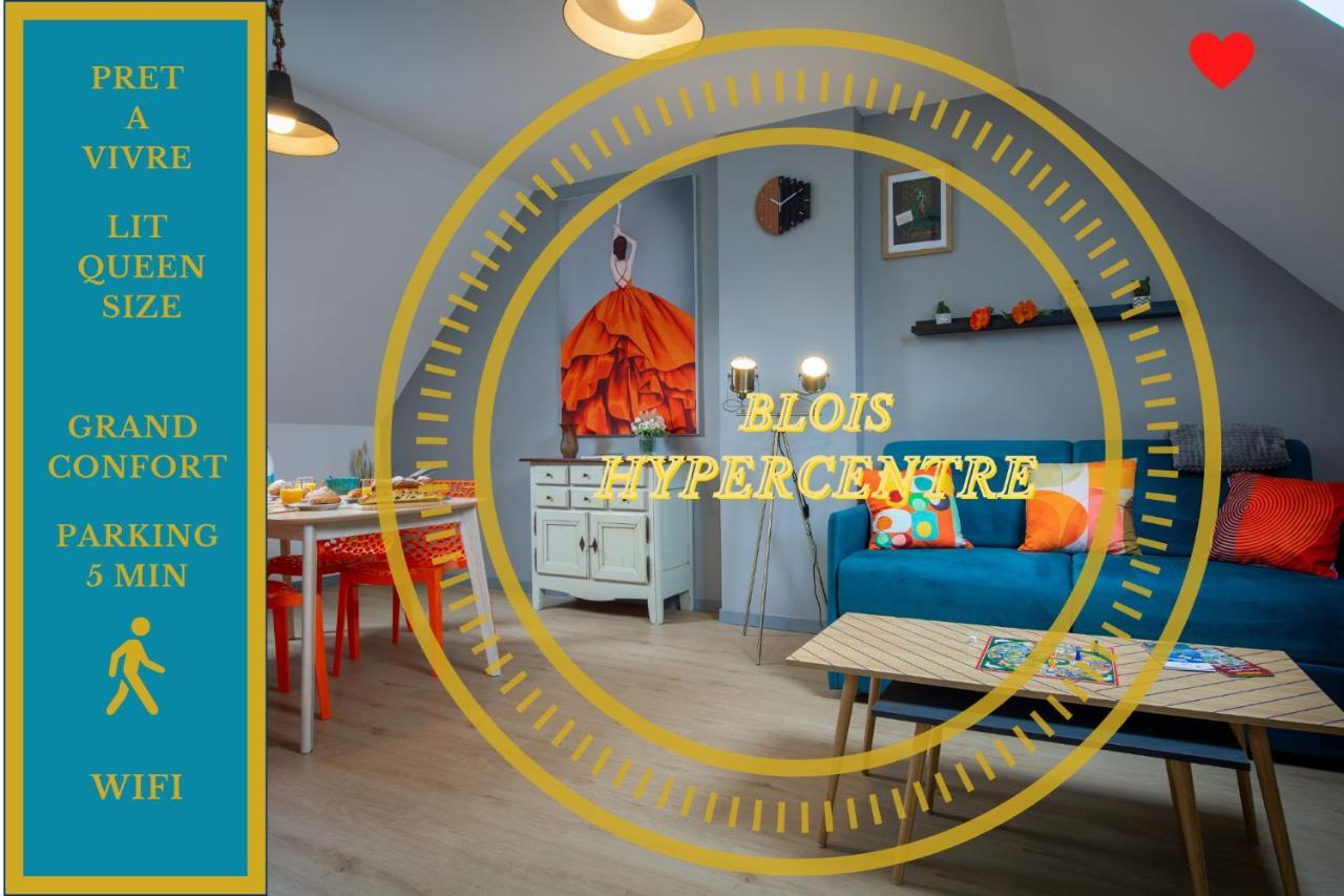 Superlogis - Sous Les Toits - T2- 3Etoiles - Blois-Hypercentre 1 Chambre 4 Personnes Eksteriør billede